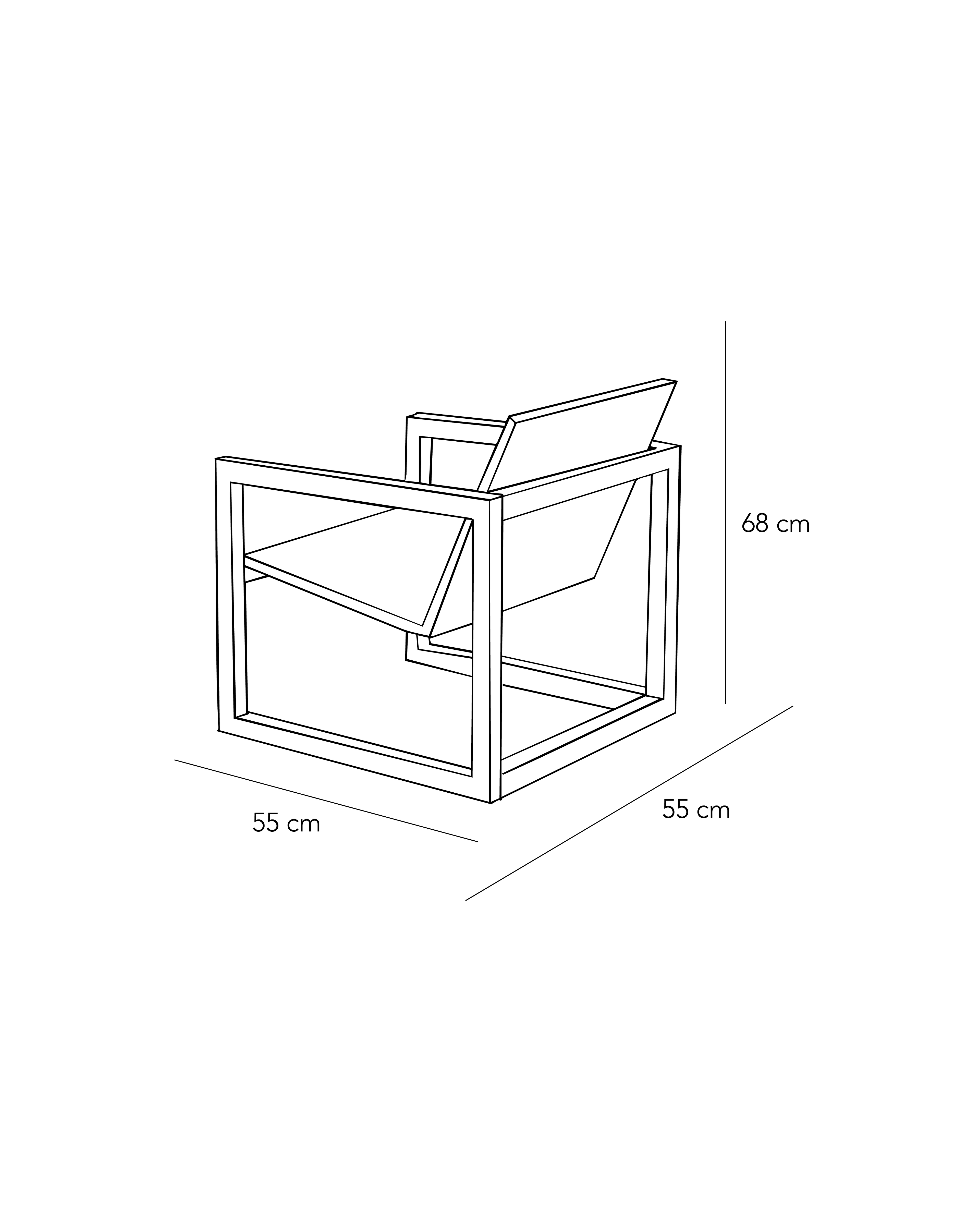 Silla cubo